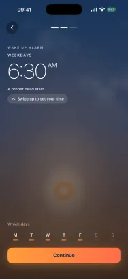 Set your alarm