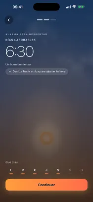 Configura la alarma