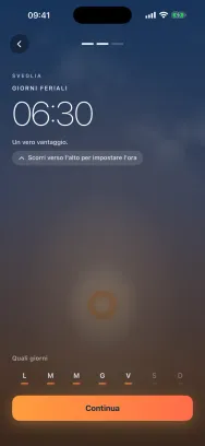 Imposta la sveglia